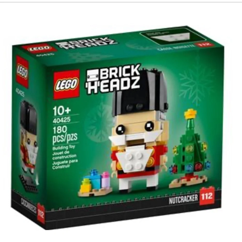 Lego brick Headz Nutcracker set 40425 new in sealed box 180 pieces retired rare